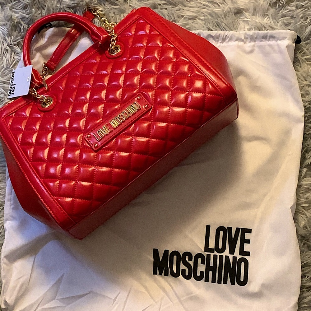 Love moschino quilted bag